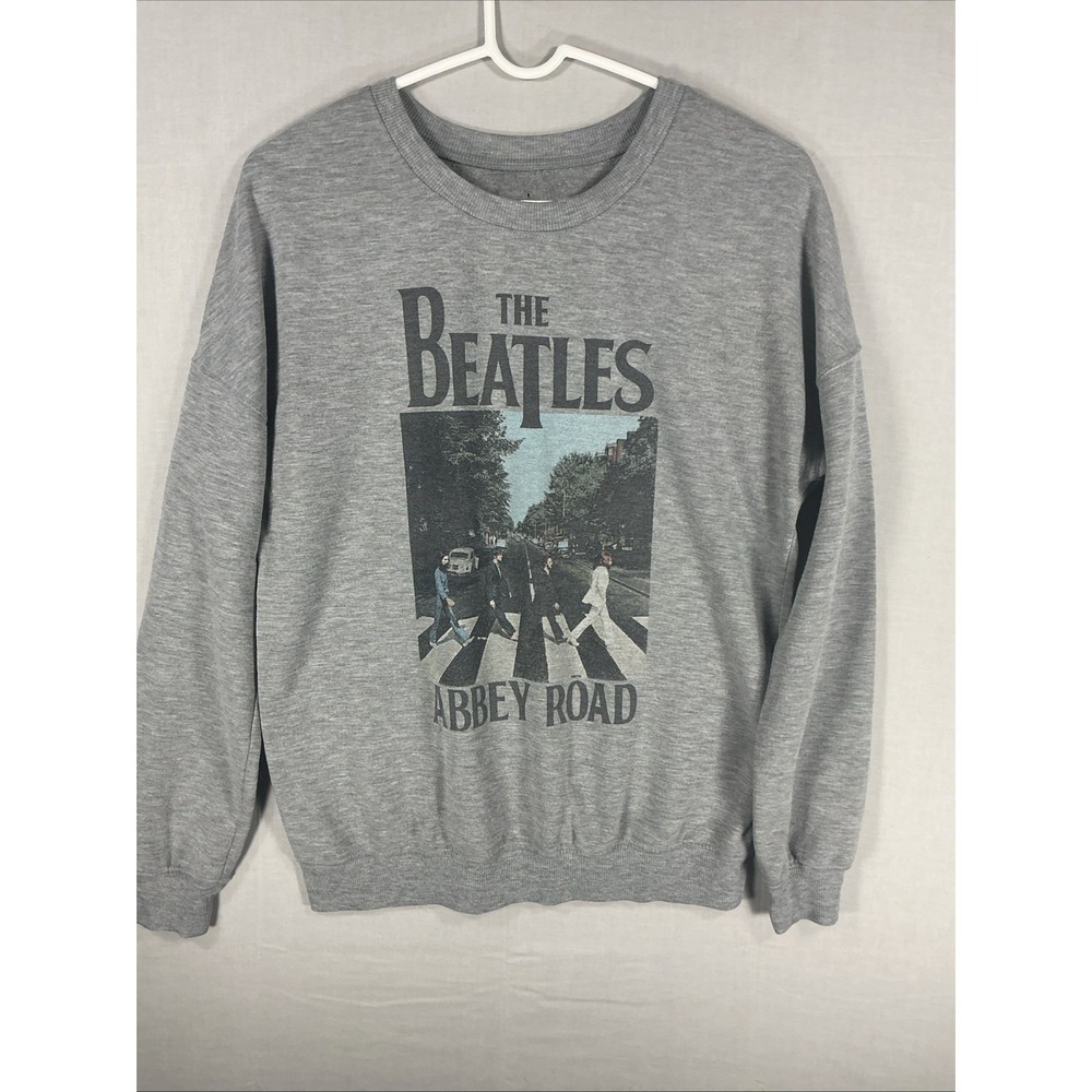 The Beatles Abbey Road Grey Sweat Shirt Mens Size M